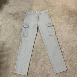 Original Paperbacks Light Gray Men's Gray Cargo Pants Size 30 X 30
